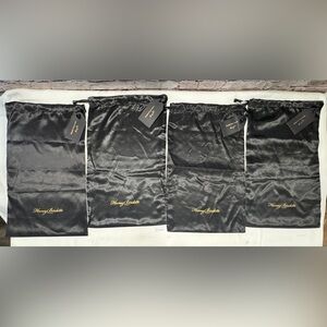 HONEY BIRDETTE BLACK DRAW STRING LINGERIE DUST BAGS POUCH TRAVEL STORAGE 4